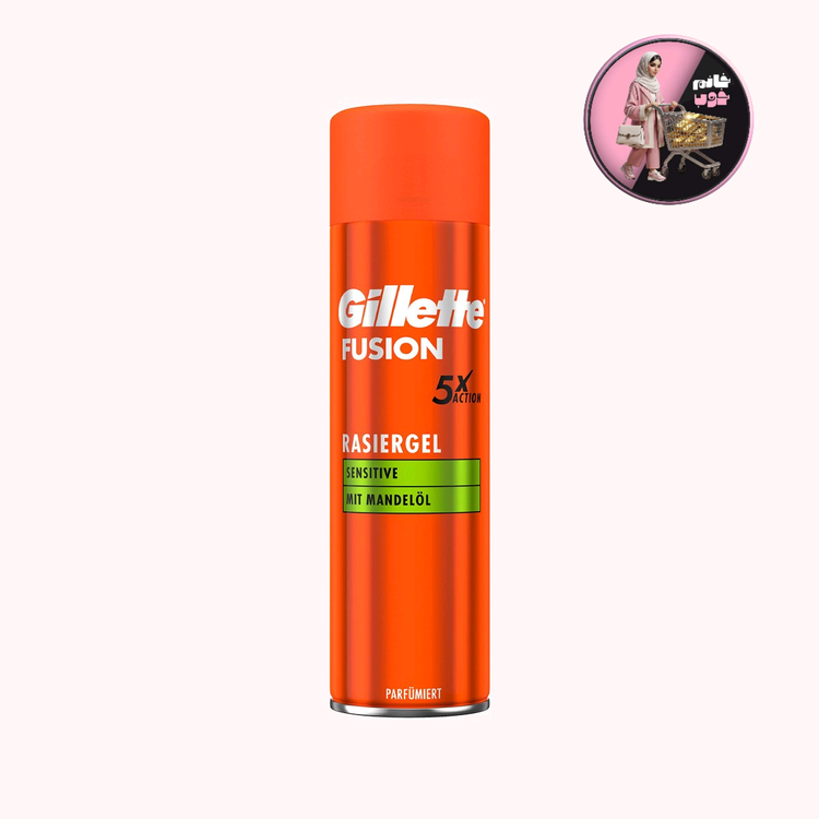 ژل اصلاح فیوژن ژیلت (Gillette Fusion Hydra Gel) حجم ۲۴۰ میلیلیتر | هیدراتاسیون عمیق